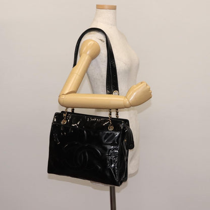 Chanel Vintage Timeless Zip Tote Patent Leather, BLACK, PATENT_LEATHER, Tote bag