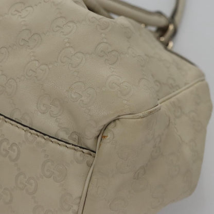 Gucci Sukey Tote Leather, WHITE, LEATHER, Handbag