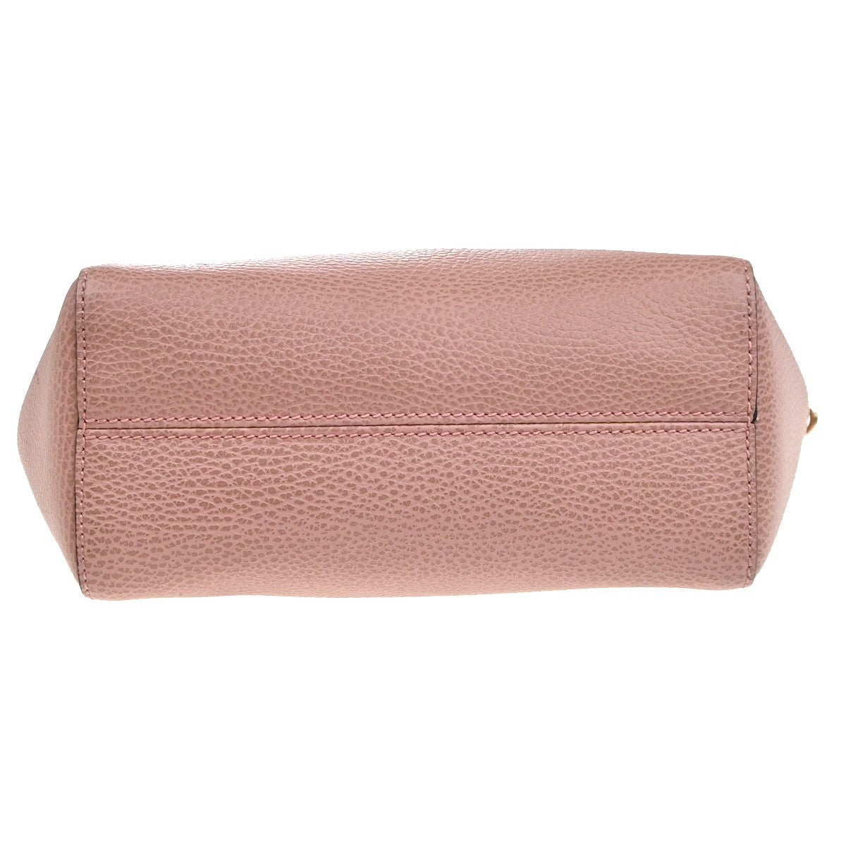 Gucci Swing Crossbody Bag Pebbled Leather, Pink, Leather, Handbag