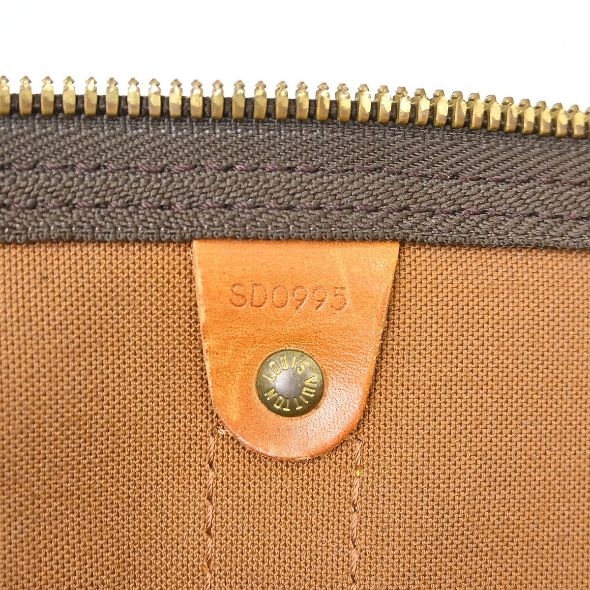 Louis Vuitton Keepall Bandouliere Bag Monogram Canvas, Brown, Canvas, Travel Bag