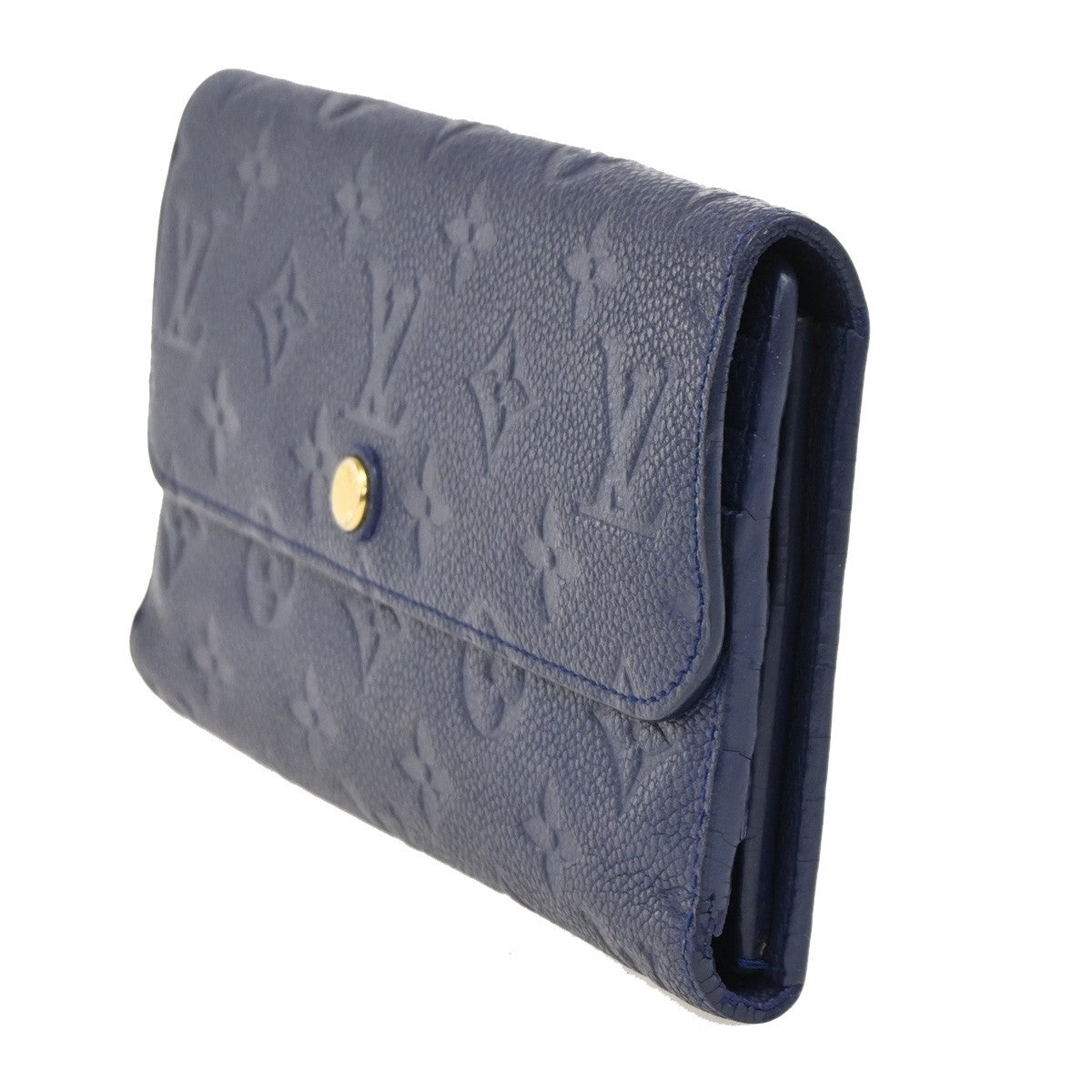 Louis Vuitton Virtuose Wallet Monogram Empreinte Leather, BLUE, LEATHER, Wallets