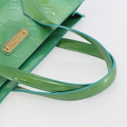 Louis Vuitton Wilshire Handbag Monogram Vernis, BLUE, PATENT_LEATHER, Handbag