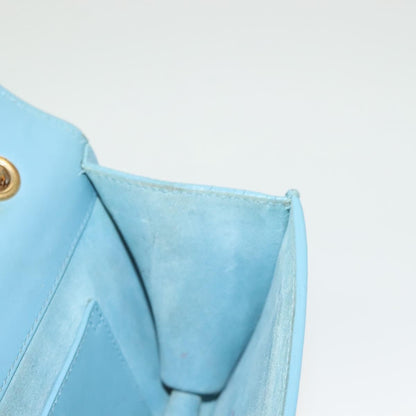 Saint Laurent Betty Bag Leather, BLUE, LEATHER, Shoulder bag