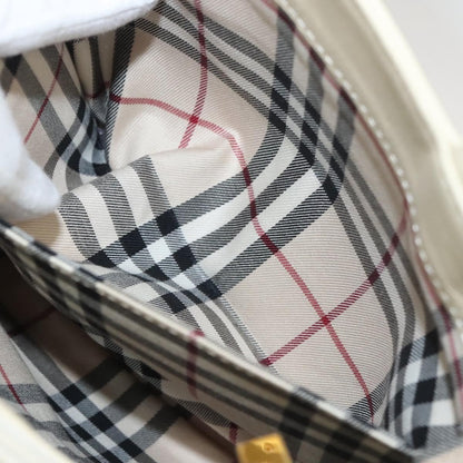 Burberry Vintage Handbag Leather, BEIGE, LEATHER, Handbag