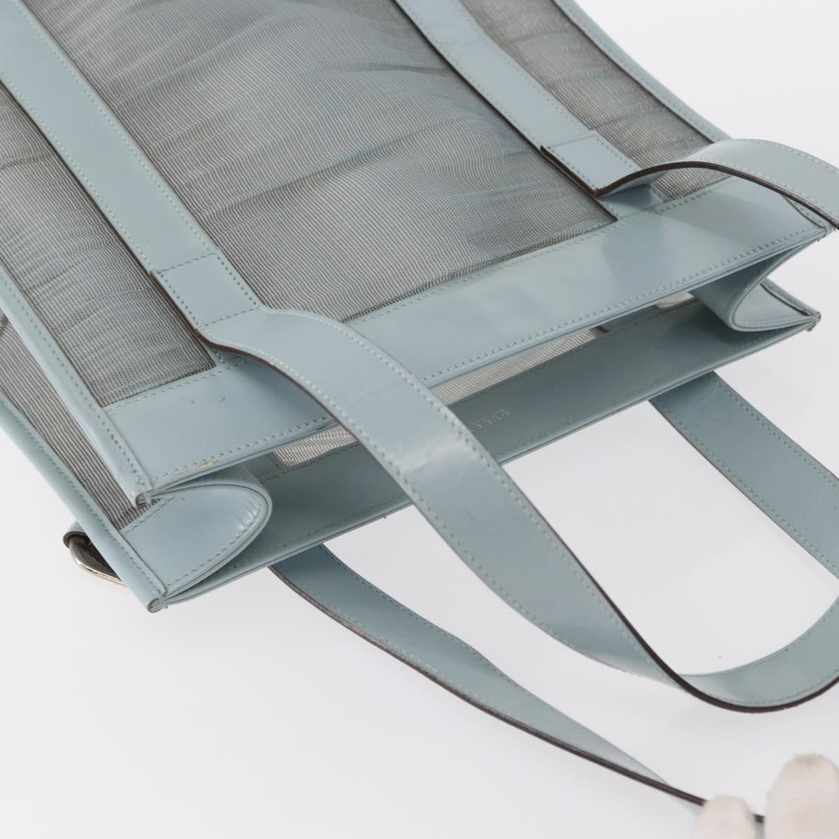 Gucci Vintage tote Leather, BLUE, LEATHER, Tote bag