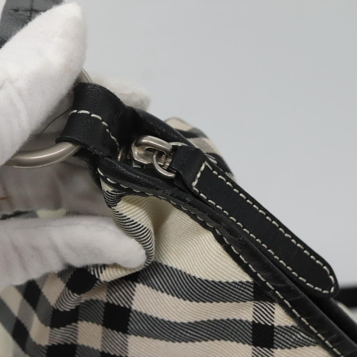 Burberry Nova Check Blue Label Nylon, WHITE, NYLON, Shoulder bag