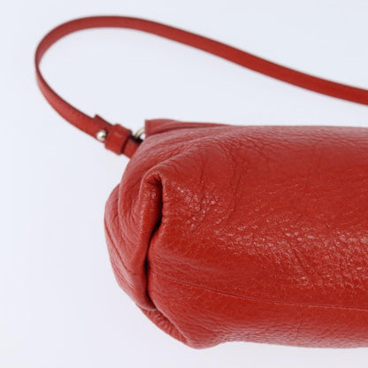 Chloe Lily Shoulder bag Leather, RED, LEATHER, Shoulder bag