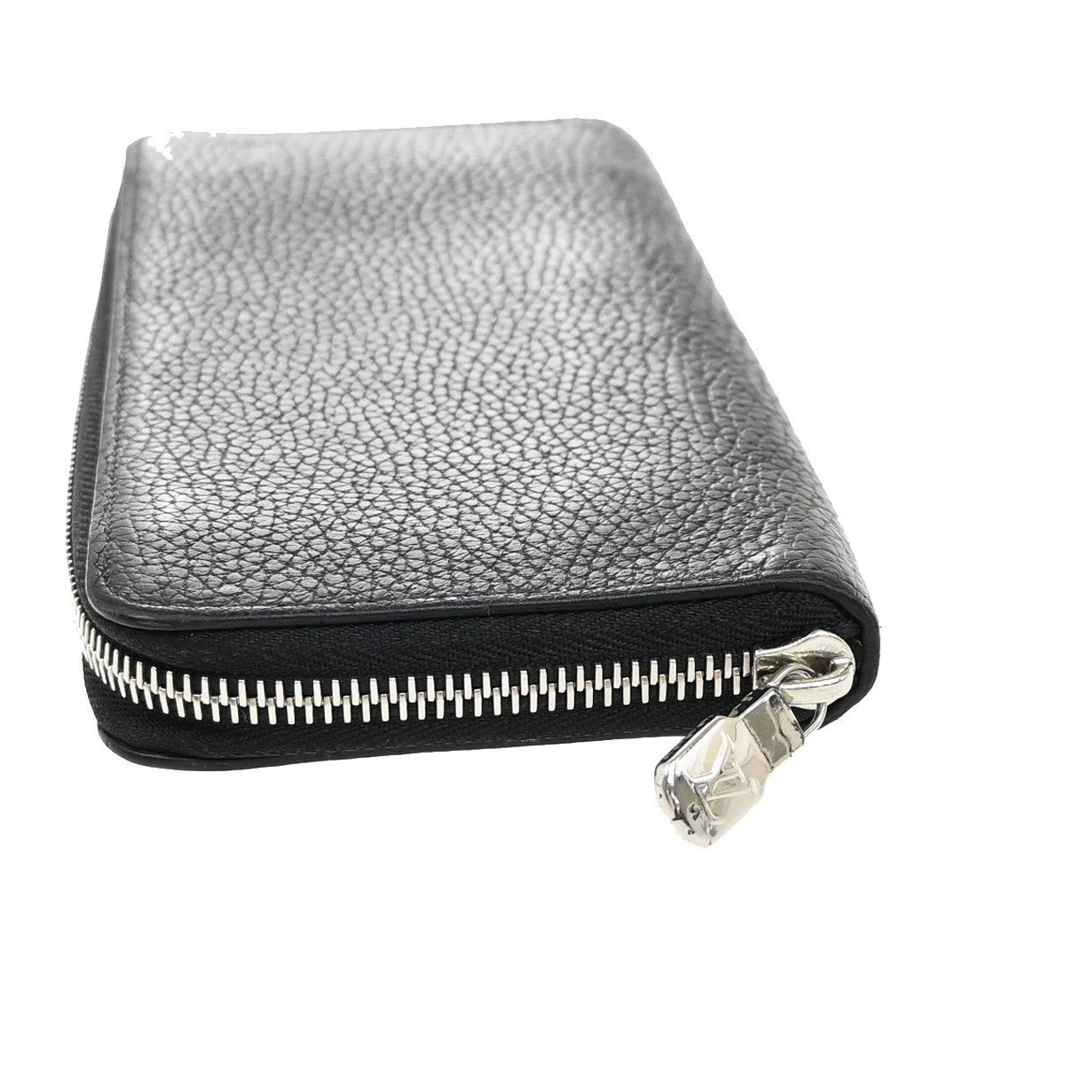 Louis Vuitton Zippy wallet vertical Taurillon Leather, BLACK, LEATHER, Wallets