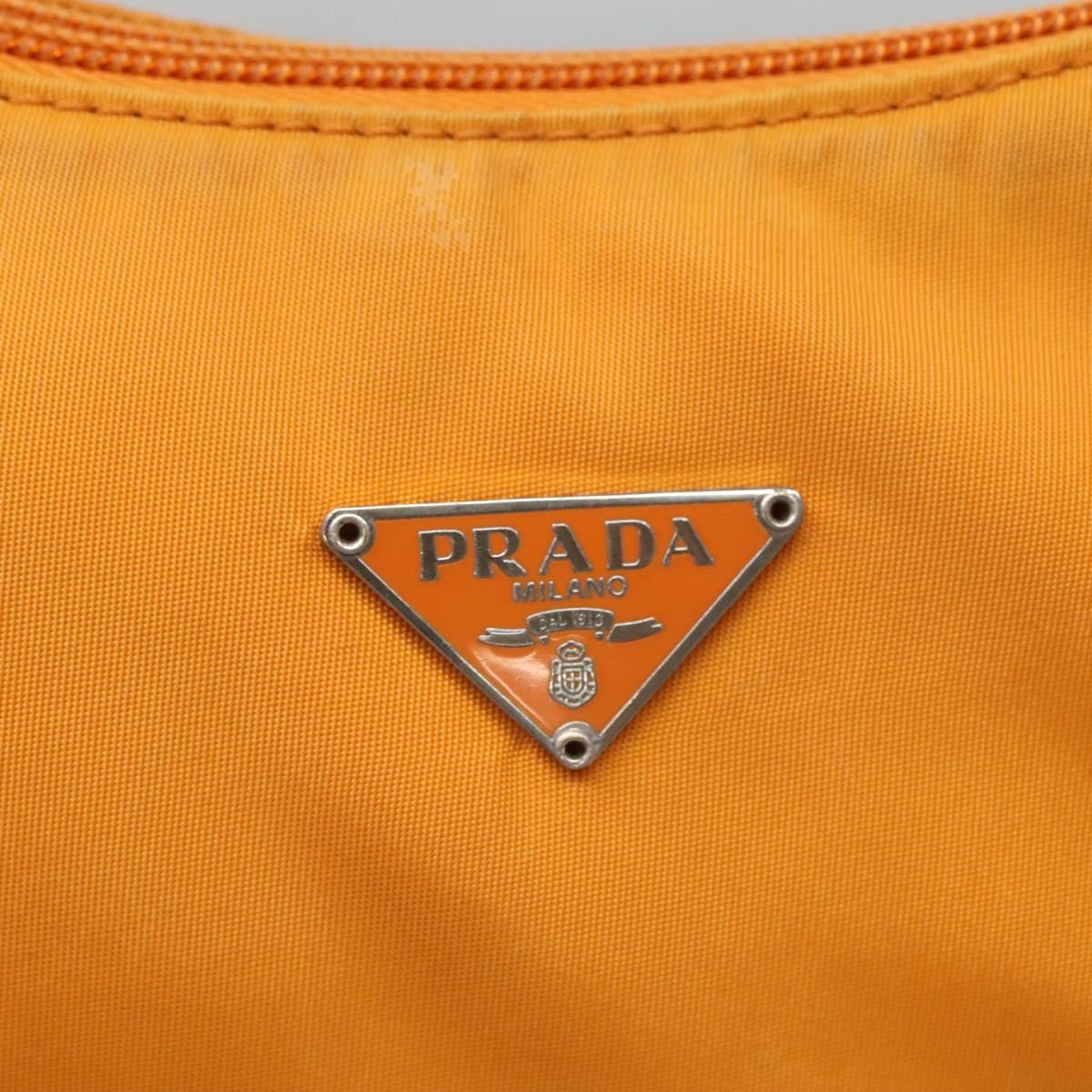 Prada Hobo Tessuto, ORANGE, NYLON, Handbag