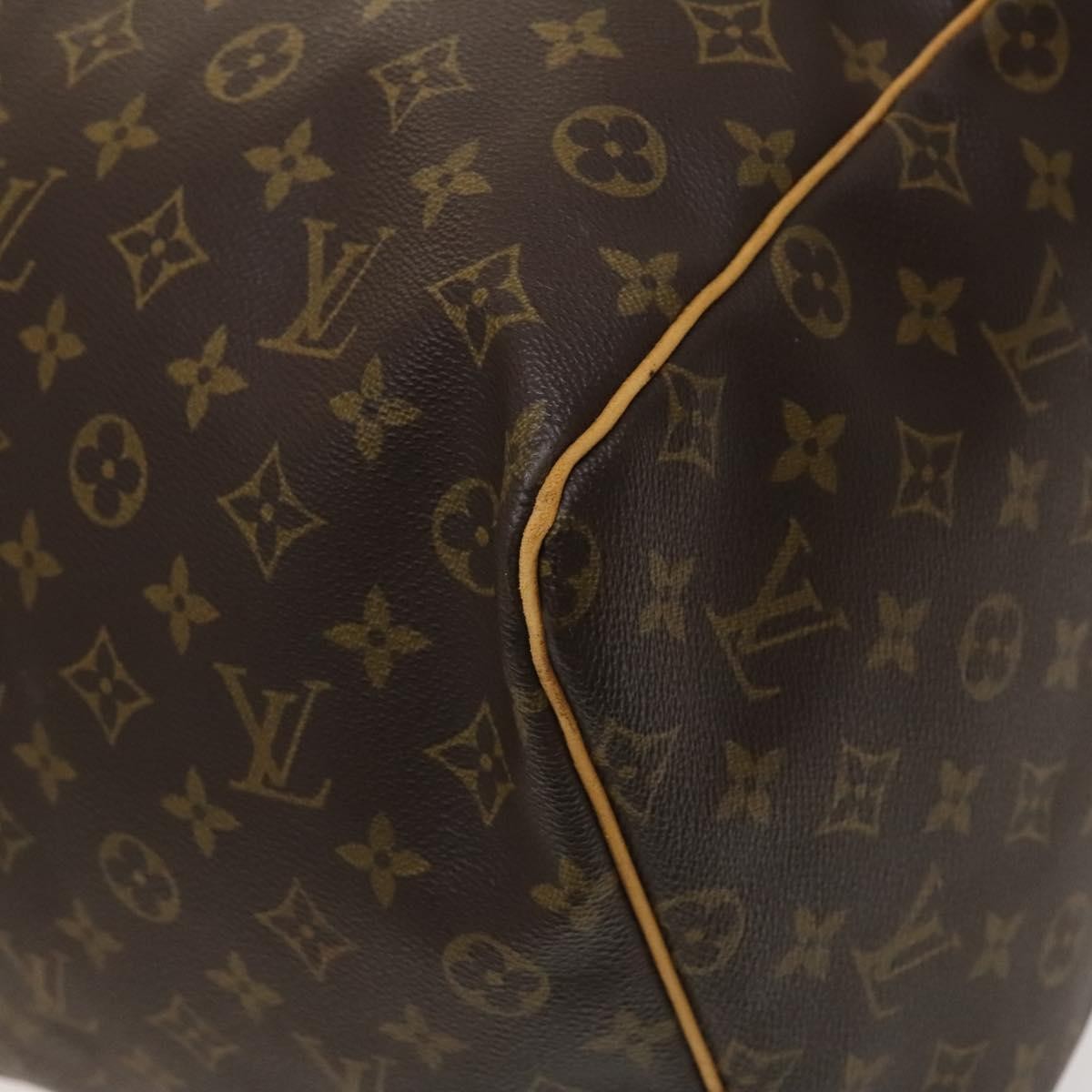 Louis Vuitton Keepall Bag Monogram Canvas, BROWN, CANVAS, Travel bag