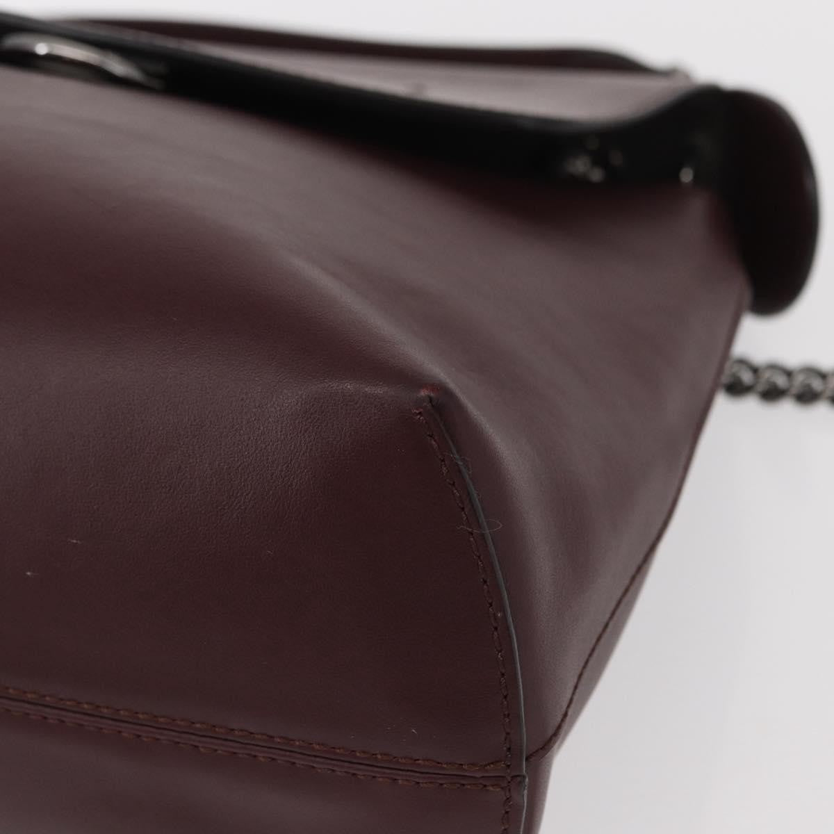 Fendi Back to School Backpack Leather, BURGUNDY, LEATHER, Backpack