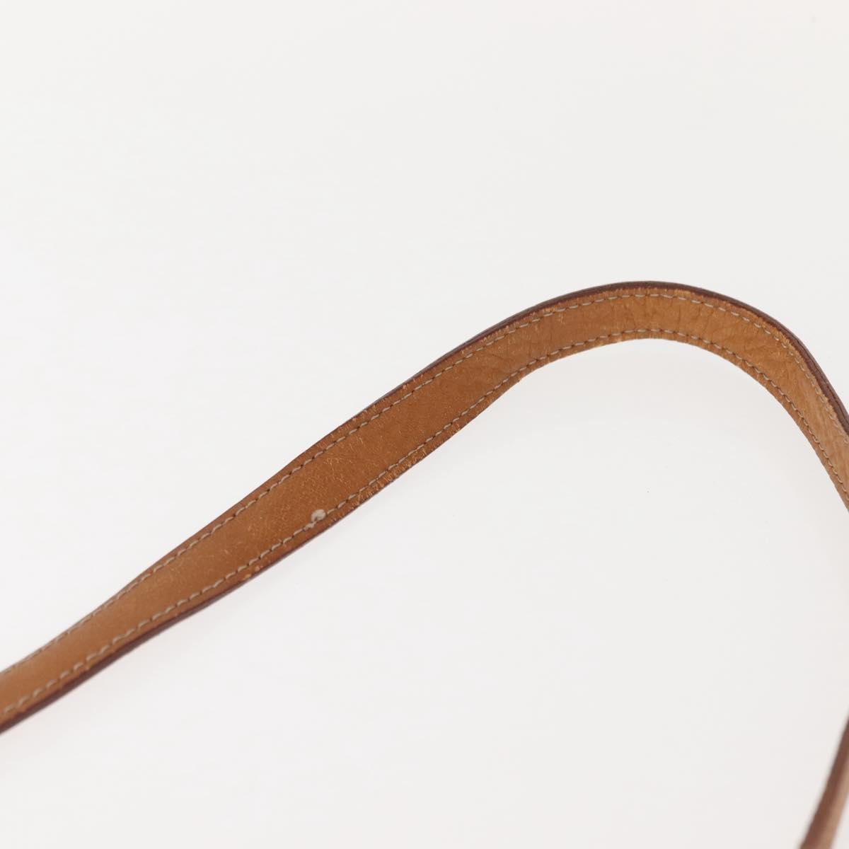 Celine Vintage Macadam Shoulder Bag Canvas, BROWN, CANVAS, Shoulder bag