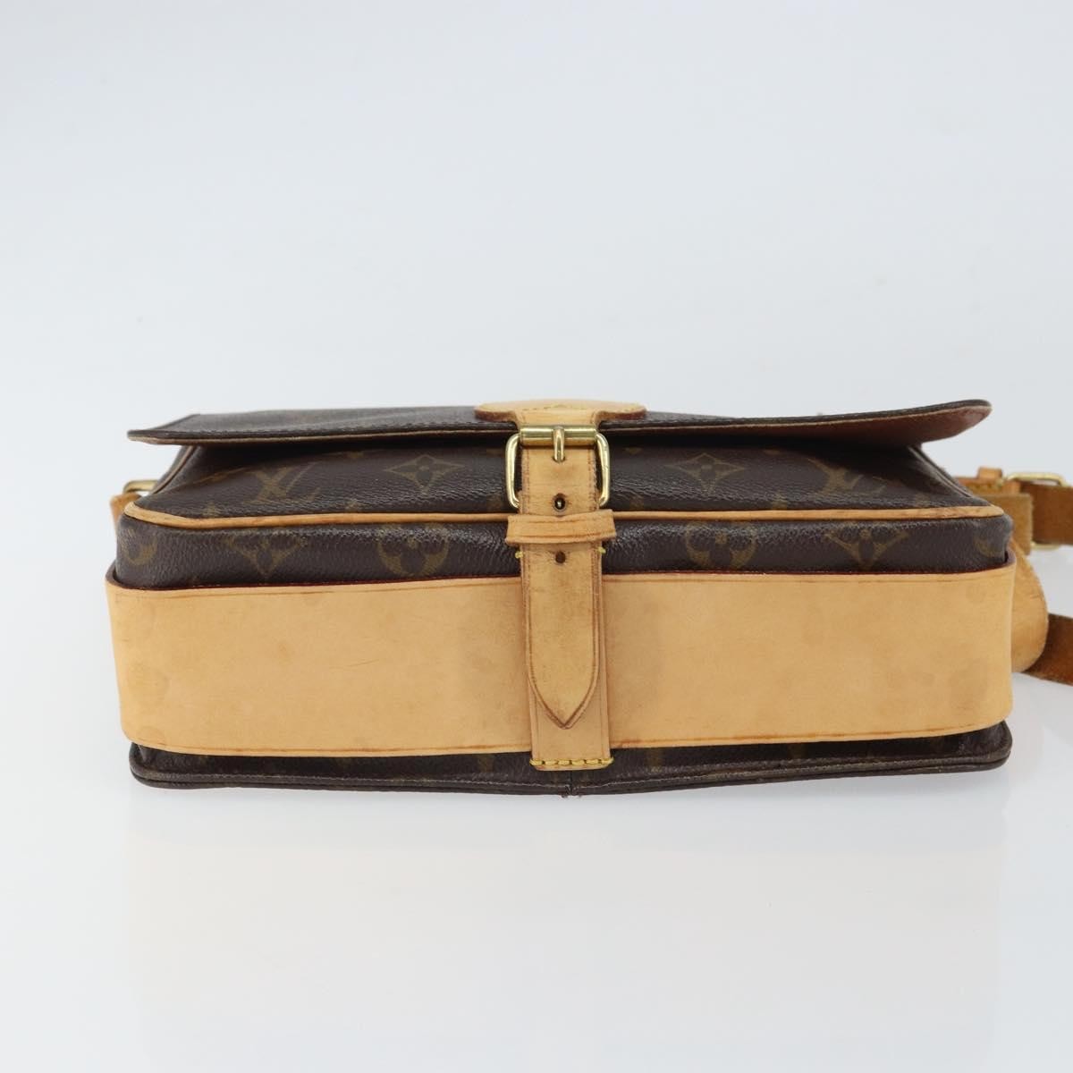 Louis Vuitton Cartouchiere Handbag Monogram Canvas, BROWN, CANVAS, Shoulder bag