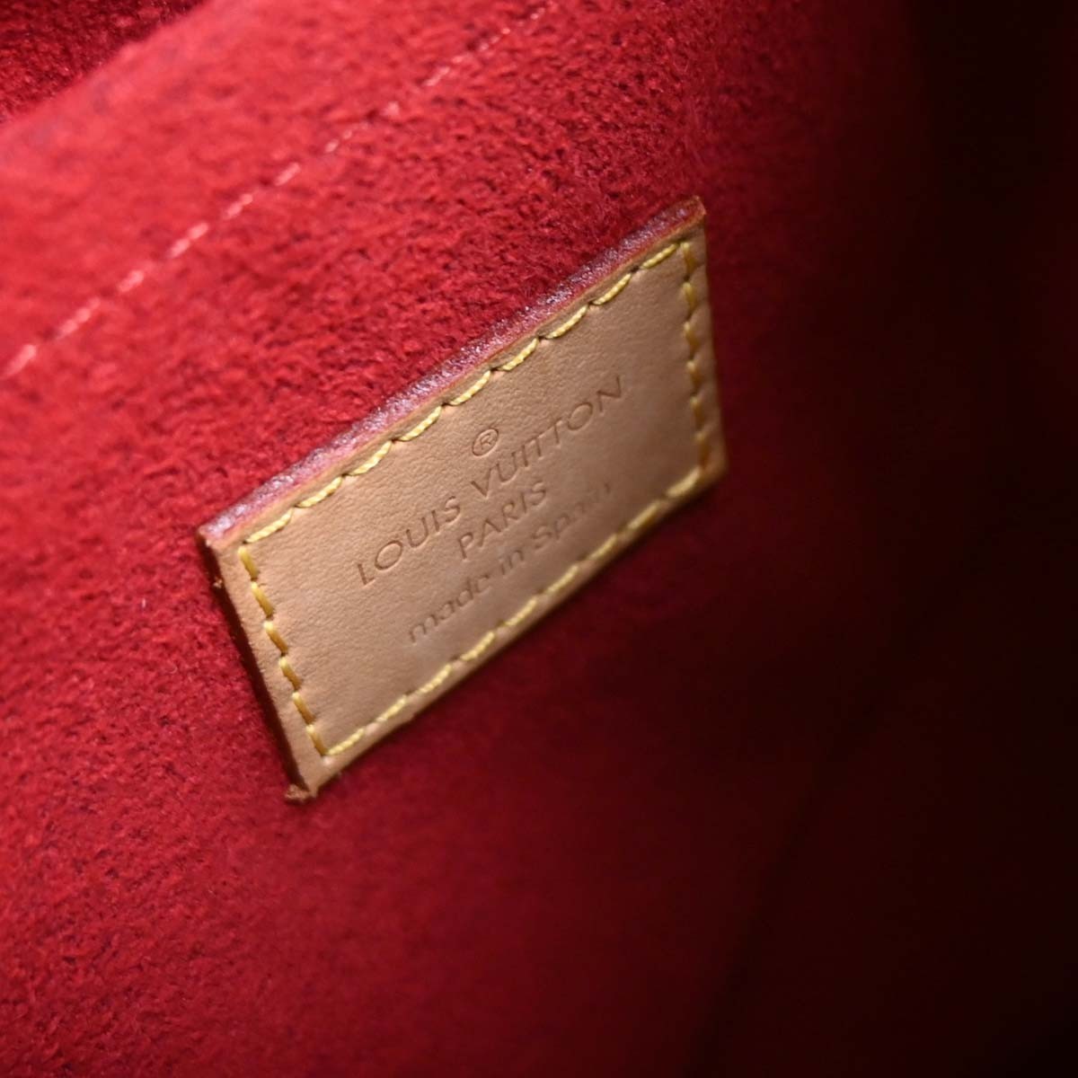 Louis Vuitton Croissant Handbag Monogram Canvas, BROWN, CANVAS, Handbag