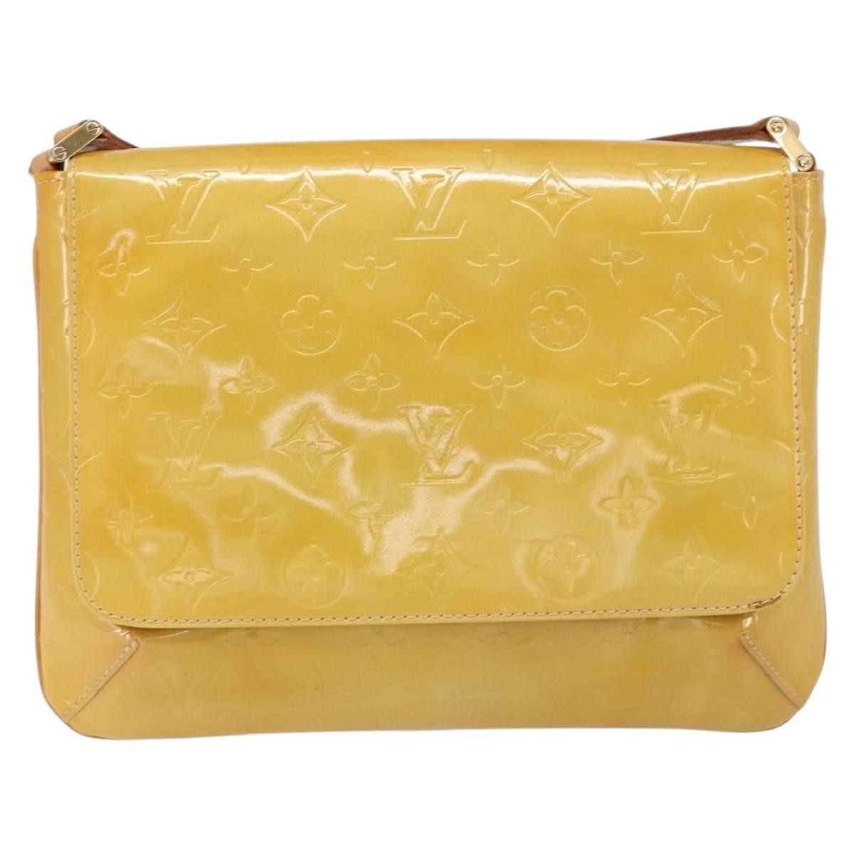 Louis Vuitton Thompson Street Handbag Monogram Vernis, BEIGE, PATENT_LEATHER, Shoulder bag