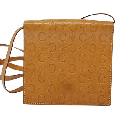 Celine Vintage Macadam Shoulder Bag C Macadam canvas, BROWN, CANVAS, Shoulder bag