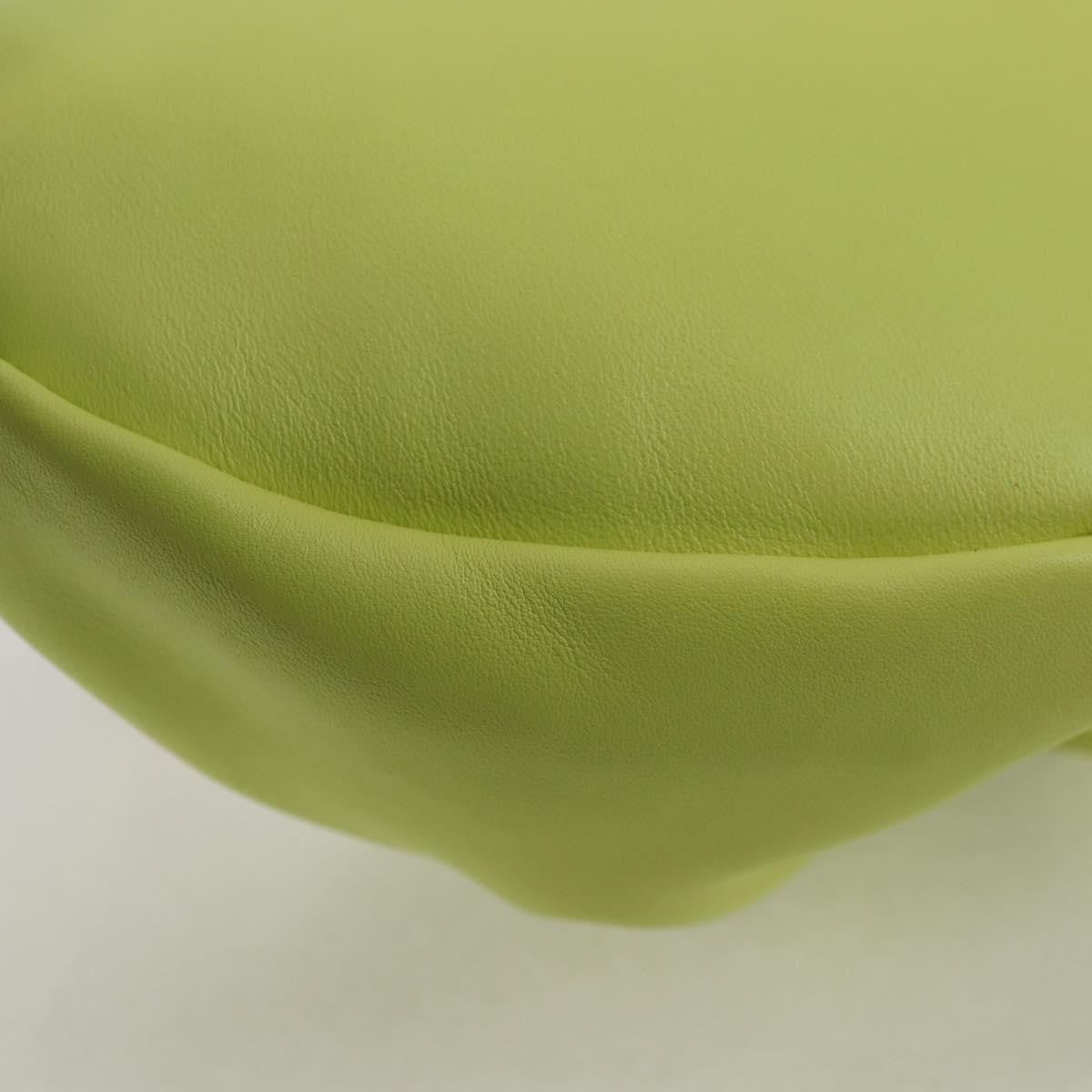 Bottega Veneta The Chain Pouch Leather, GREEN, LEATHER, Clutche & pouche