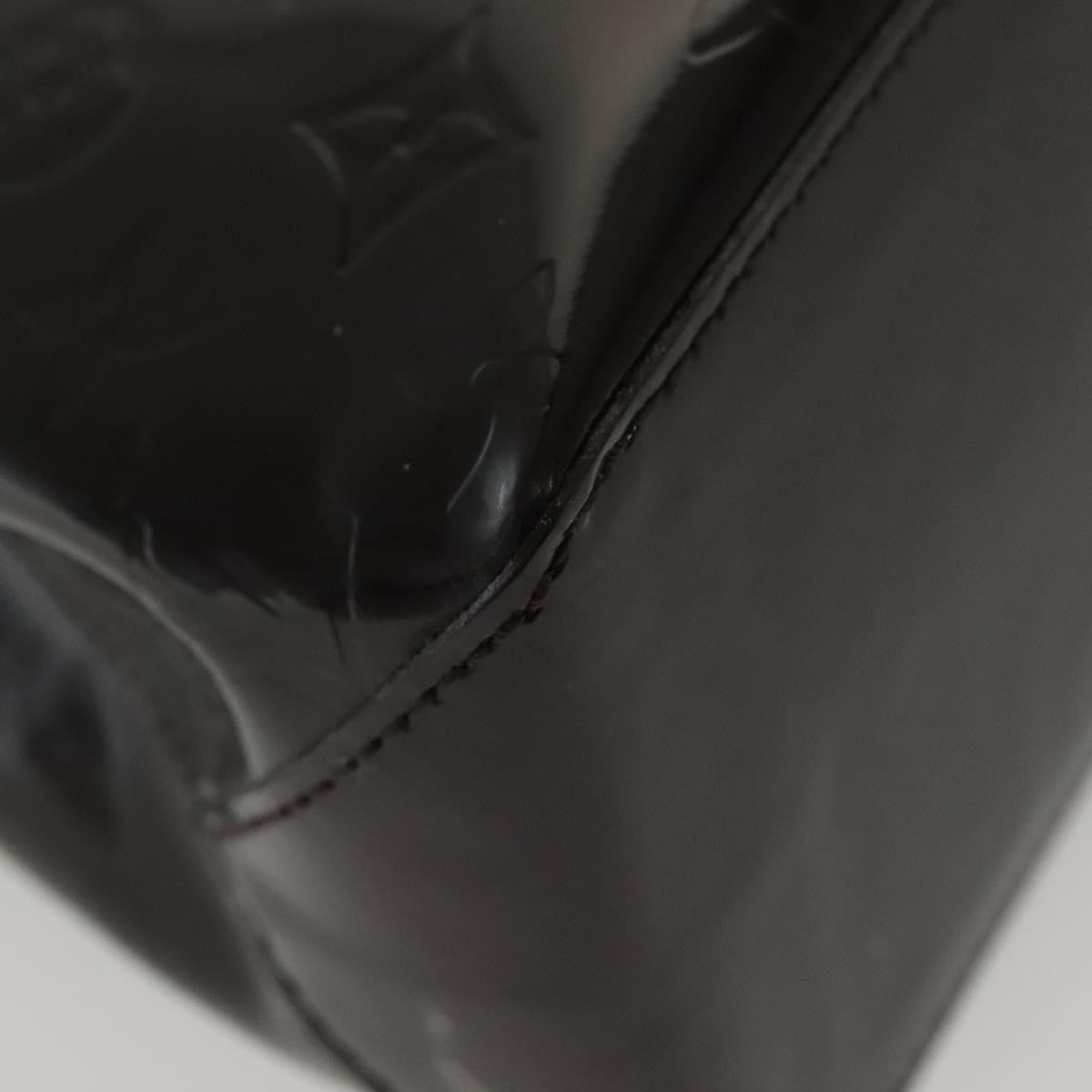 Louis Vuitton Wilshire Handbag Monogram Vernis, PURPLE, PATENT_LEATHER, Handbag