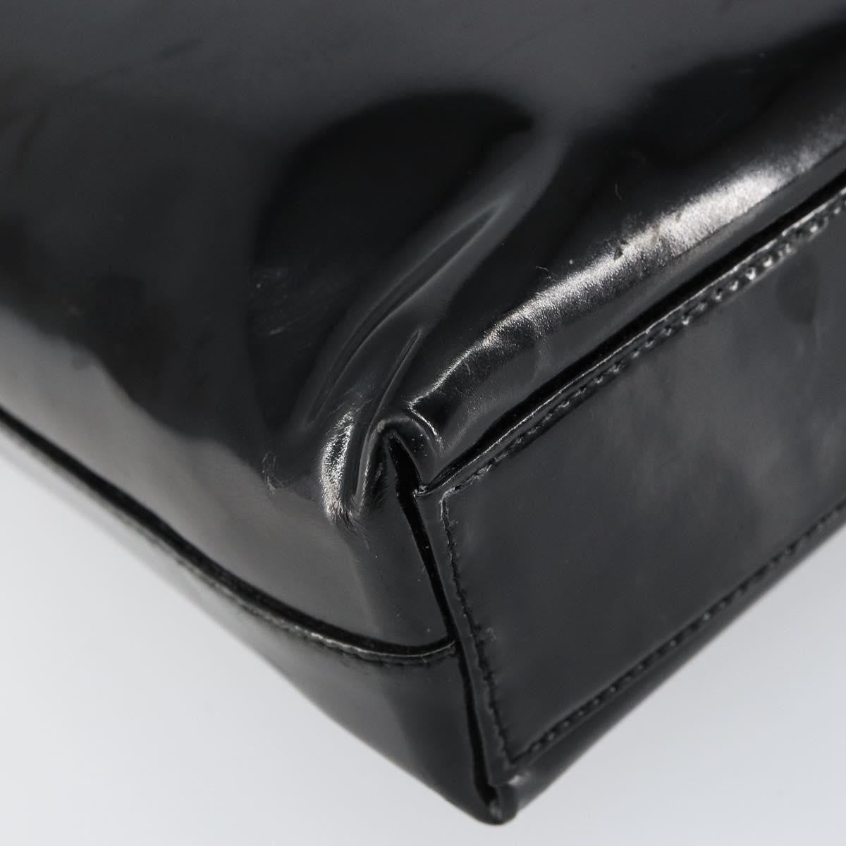 Salvatore Ferragamo Vala Shoulder Bag Patent Leather, BLACK, PATENT_LEATHER, Shoulder bag