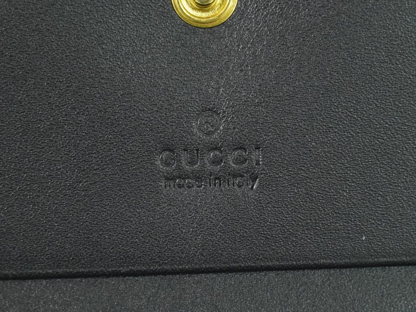 Gucci GG Marmont Wallet Leather, BLACK, LEATHER, Wallets