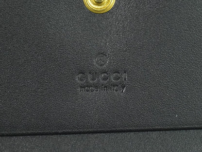Gucci GG Marmont Wallet Leather, BLACK, LEATHER, Wallets