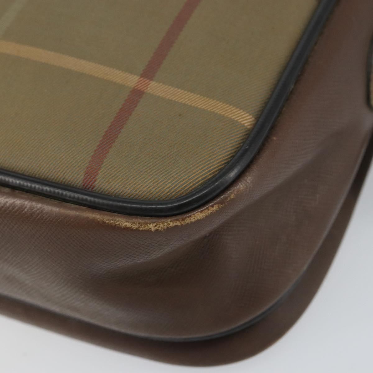 Burberry Nova check Shoulder bag Canvas, BEIGE, CANVAS, Shoulder bag