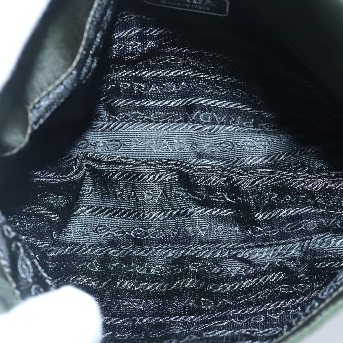 Prada Waist Bag Nylon and leather, KHAKI, NYLON, Shoulder bag