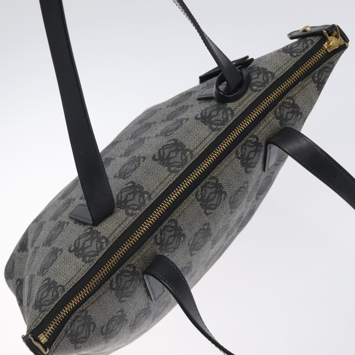 Loewe Anagram handbag PVC Leather, BLACK, PVC, Handbag