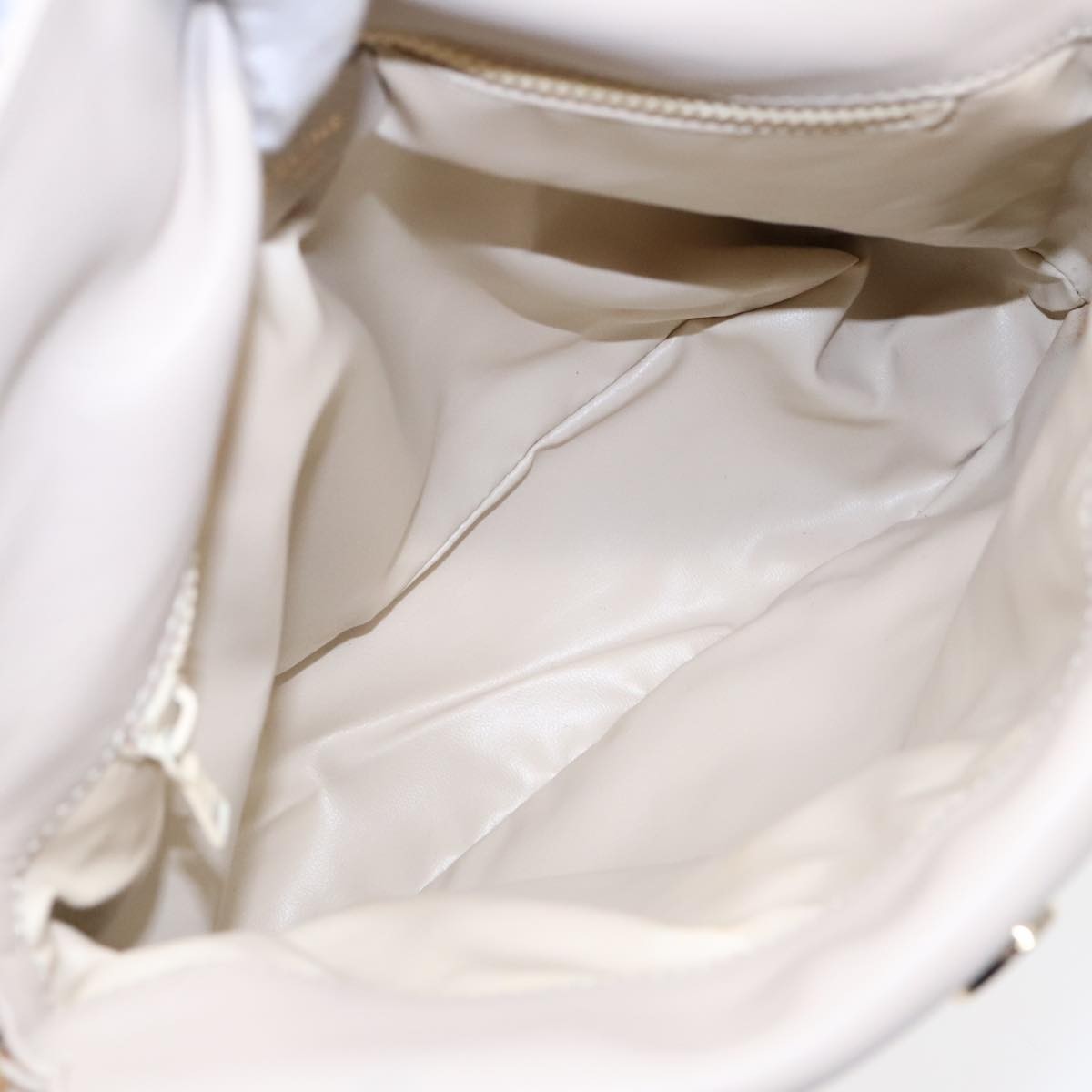 Celine Vintage Shoulder Bag Leather, Beige, Leather, Shoulder Bag