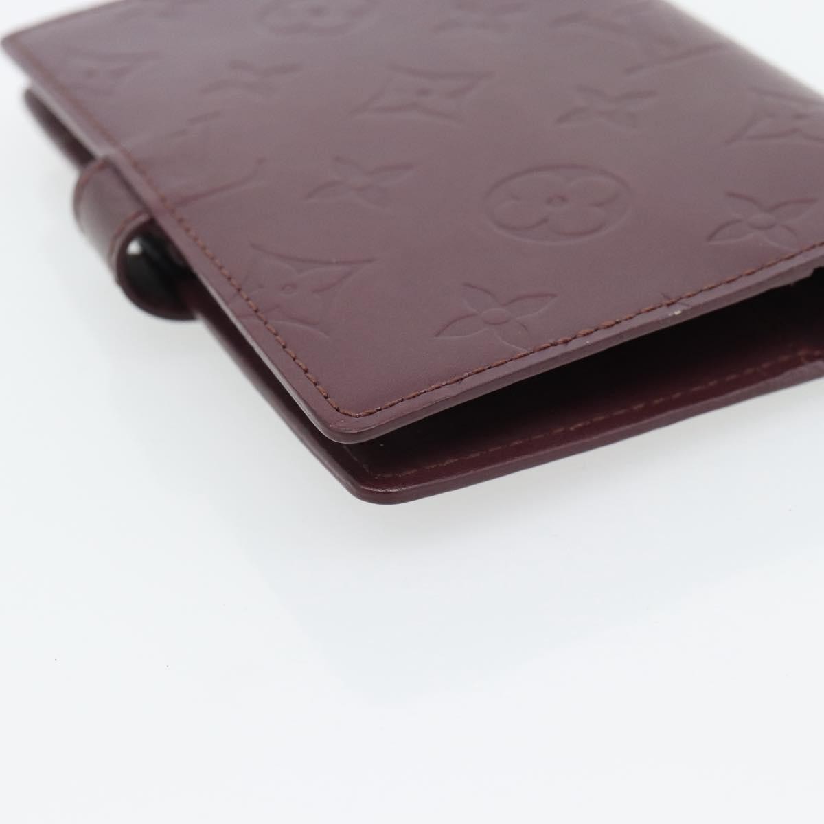 Louis Vuitton Agenda Cover Monogram Canvas, Purple, Canvas, Clutch