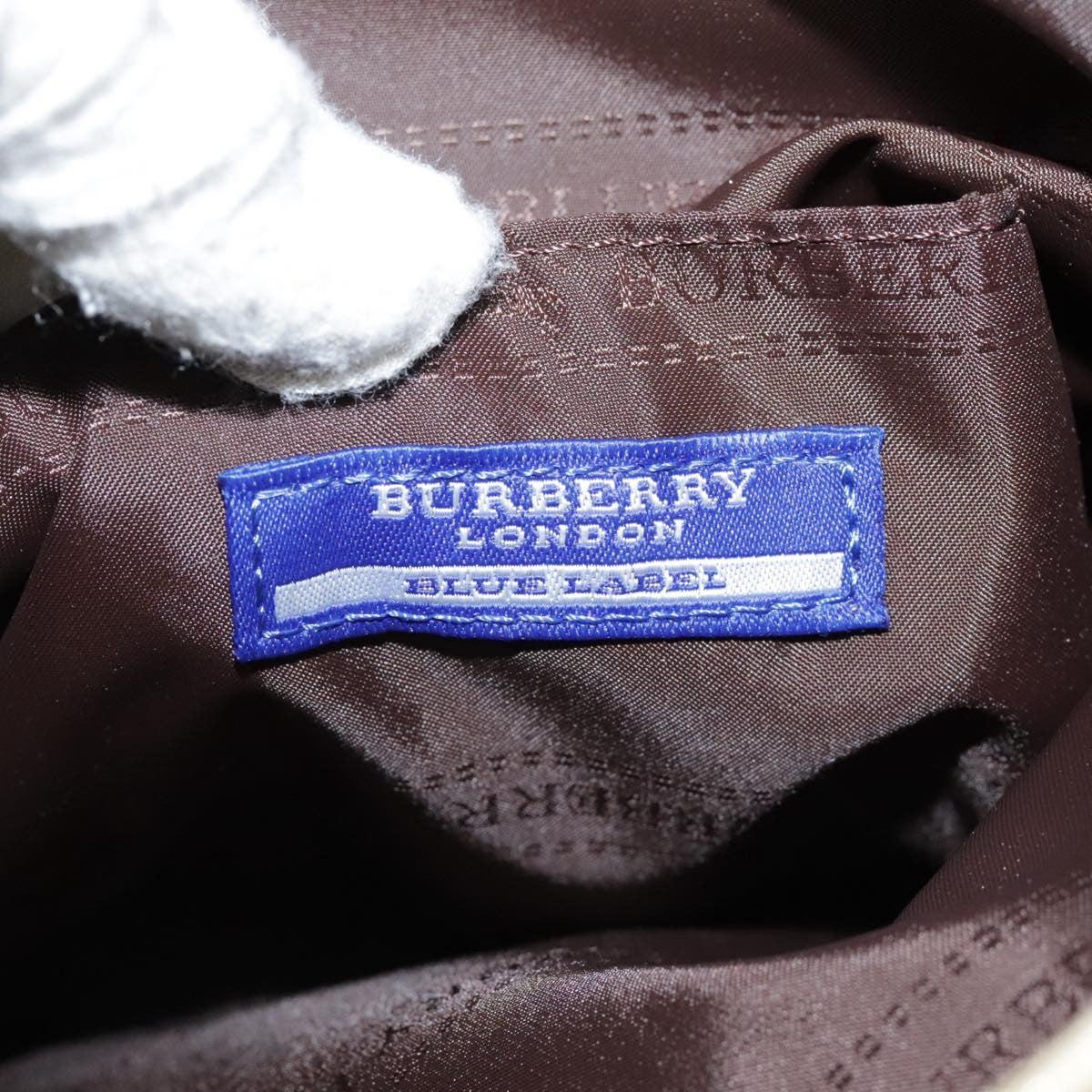 Burberry Blue Label Handbag Leather, GOLD, LEATHER, Handbag