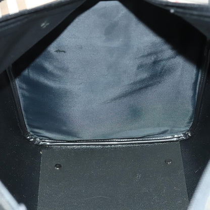 Burberry Vintage Duffle Bag Haymarket Coated Canvas, BEIGE, CANVAS, Travel bag