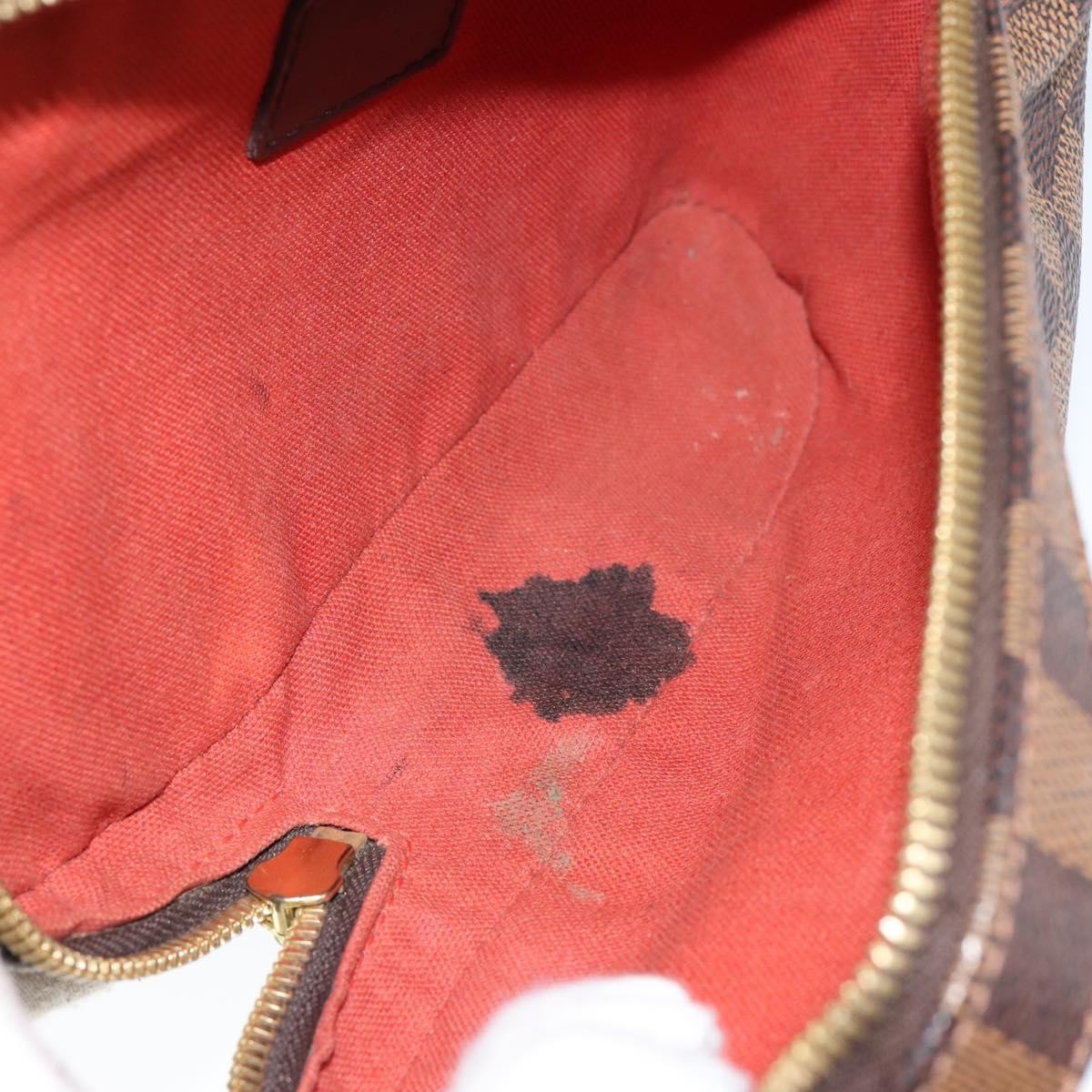 Louis Vuitton Geronimos Waist Bag Damier, BROWN, CANVAS, Clutche & pouche