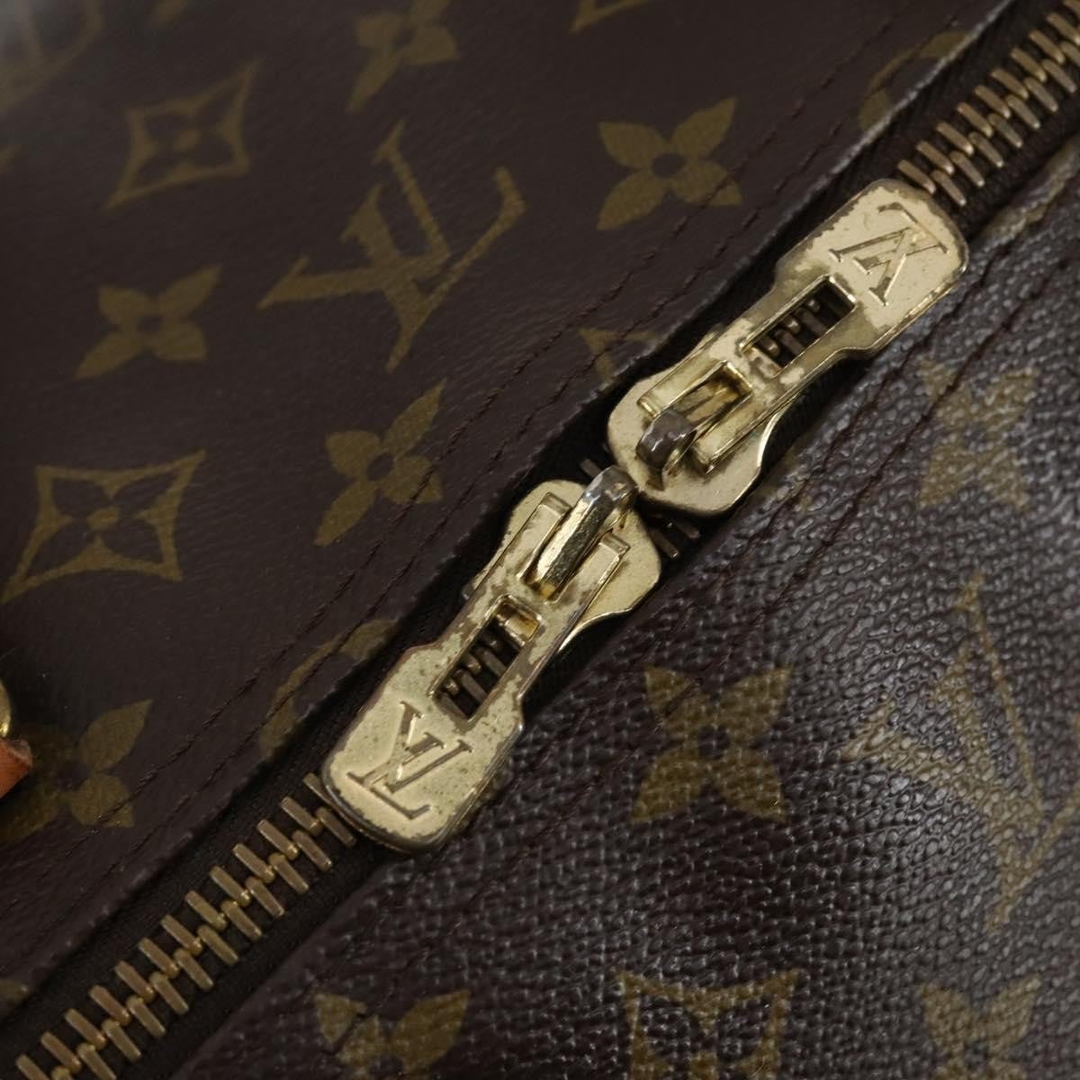 Louis Vuitton Keepall Bag Monogram Canvas, BROWN, CANVAS, Travel bag