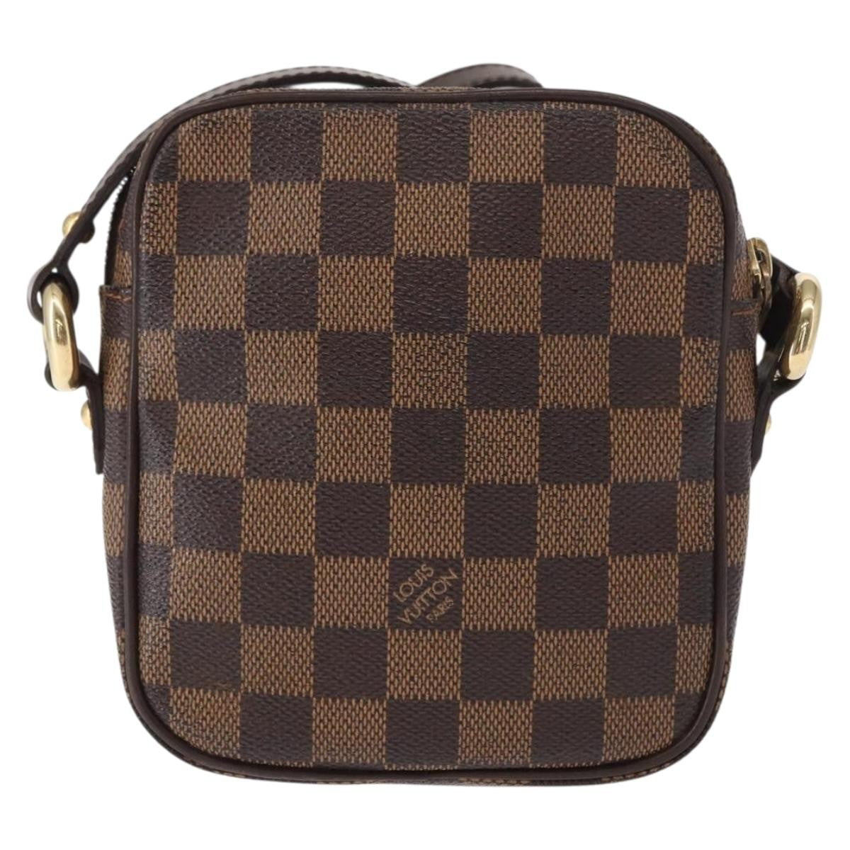 Louis Vuitton Rift Handbag Damier, BROWN, CANVAS, Shoulder bag