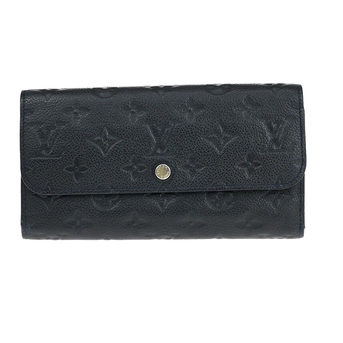 Louis Vuitton Virtuose Wallet Monogram Empreinte Leather, NAVY, LEATHER, Wallets