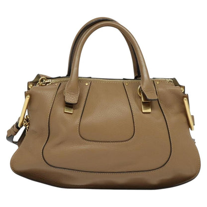 Chloe Hailey Bag Leather, BEIGE, LEATHER, Handbag