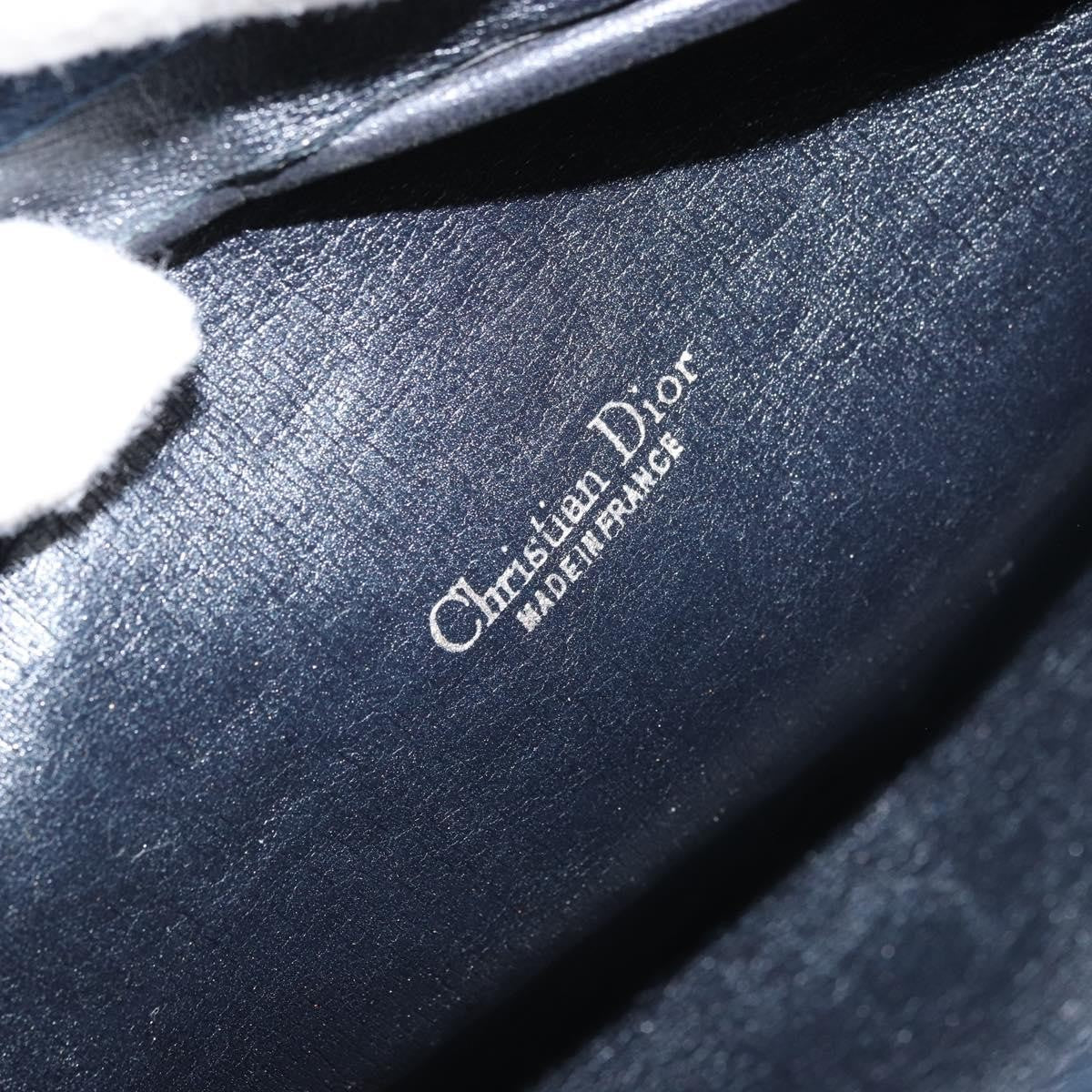 Christian Dior Vintage Trotter Boston Bag Diorissimo Canvas, NAVY, CANVAS, Handbag