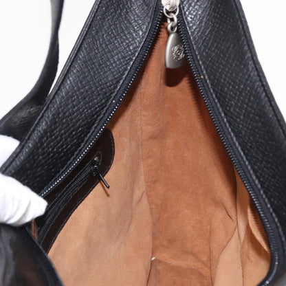 Loewe Vintage Shoulder Bag Leather, BLACK, LEATHER, Shoulder bag