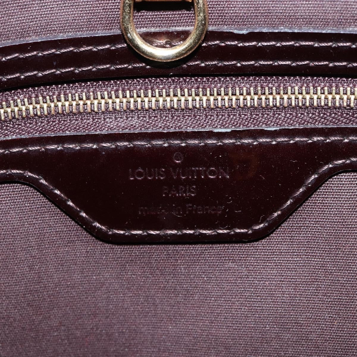 Louis Vuitton Catalina Handbag Monogram Vernis, PURPLE, PATENT_LEATHER, Handbag