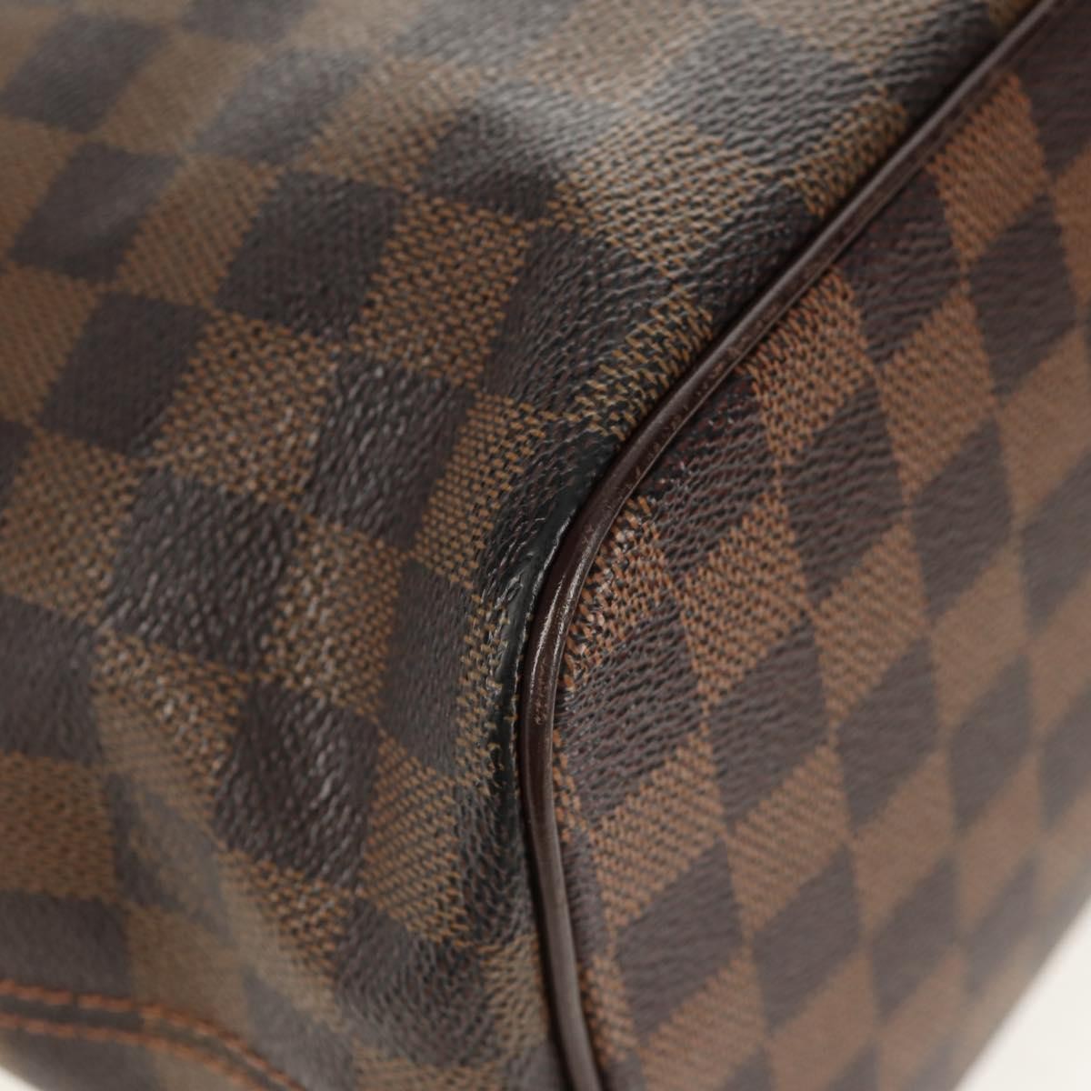 Louis Vuitton Saleya Handbag Damier, BROWN, CANVAS, Tote bag