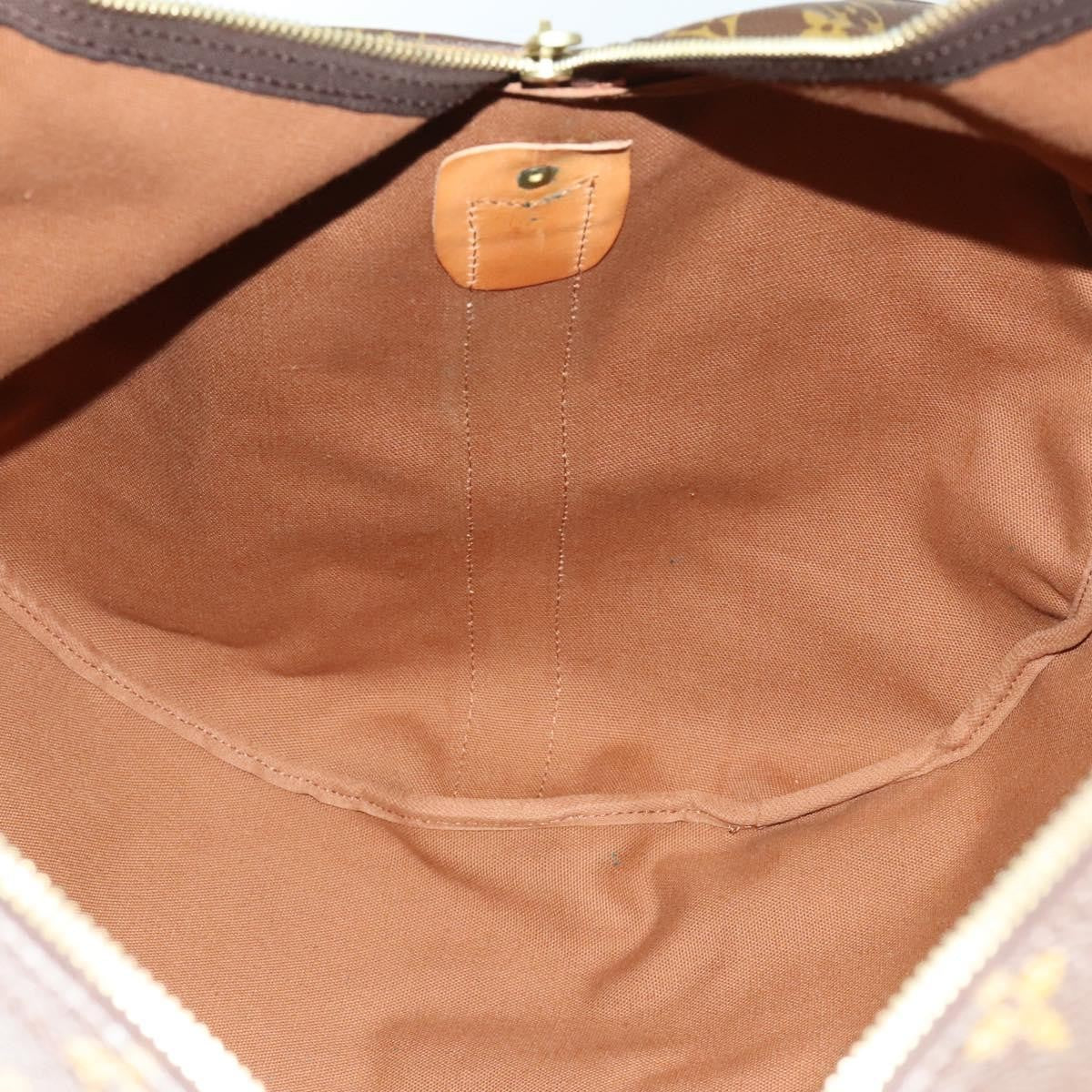 Louis Vuitton Sac Polochon Handbag Monogram Canvas, BROWN, CANVAS, Travel bag