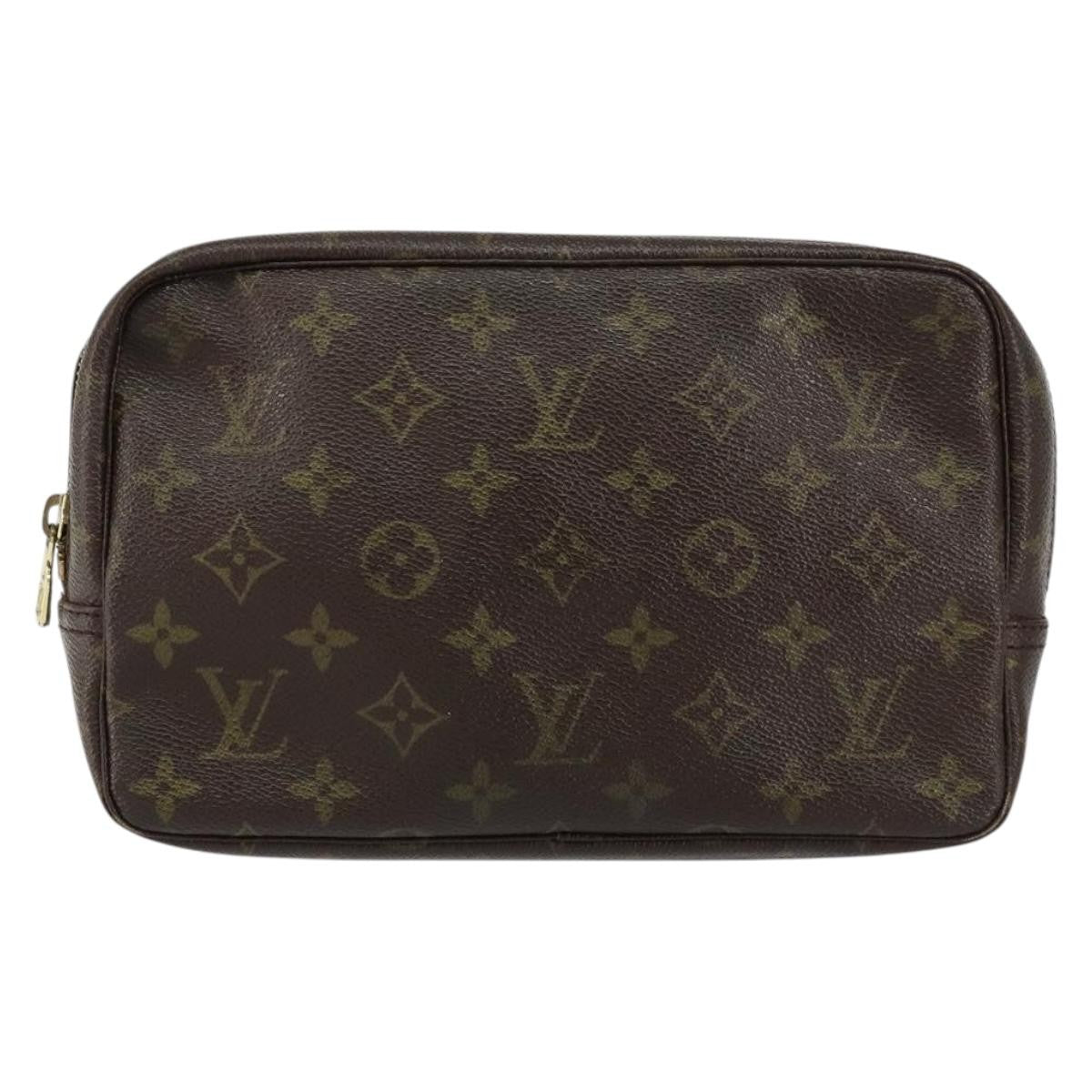Louis Vuitton Trousse Toiletry Pouch Monogram Canvas, BROWN, CANVAS, Toiletry Case