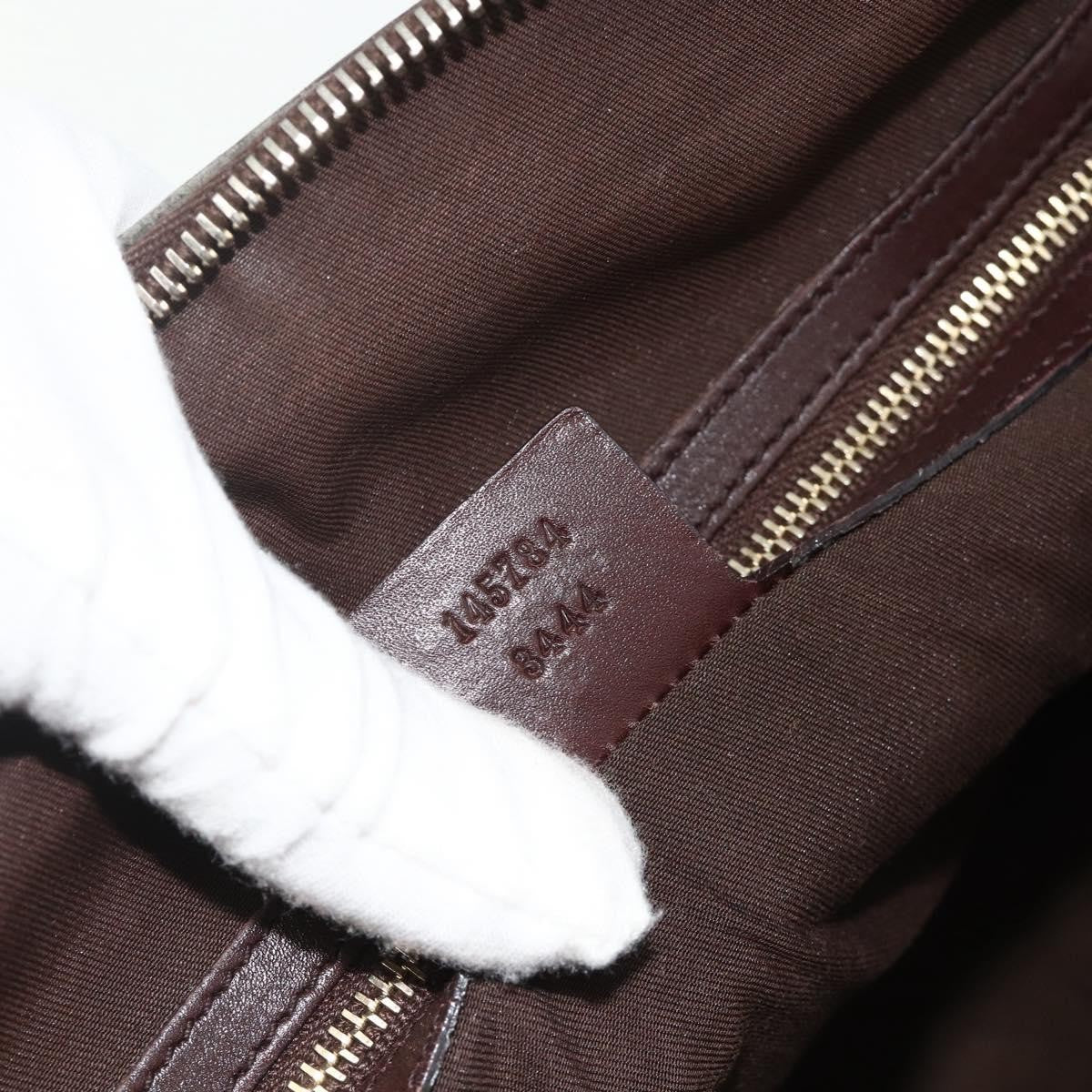 Gucci Guccissima Shoulder bag, Brown, Canvas, Handbag