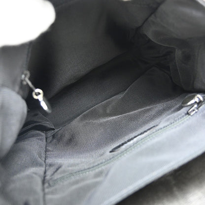 Chanel Vintage Flap Backpack Leather, Black, Leather, Backpack