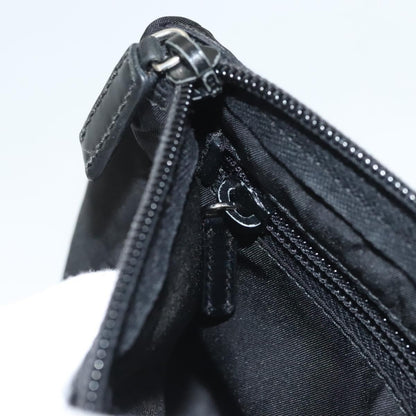 Prada Zip Pouch Tessuto, BLACK, NYLON, Clutche & pouche