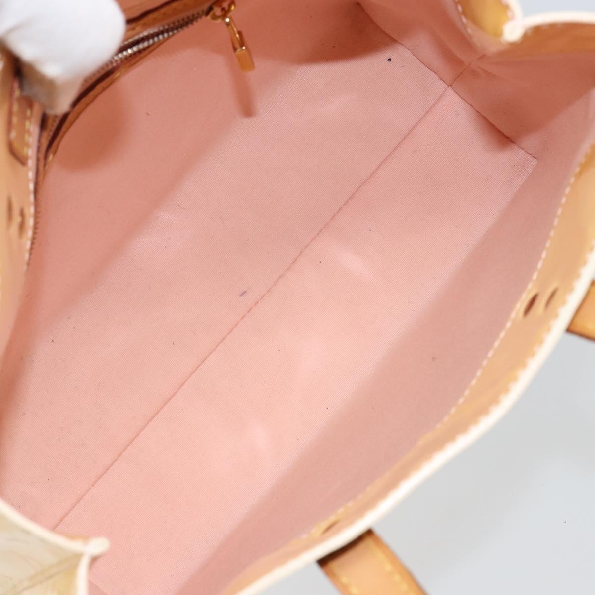 Louis Vuitton Reade Handbag Monogram Vernis, YELLOW, PATENT_LEATHER, Handbag