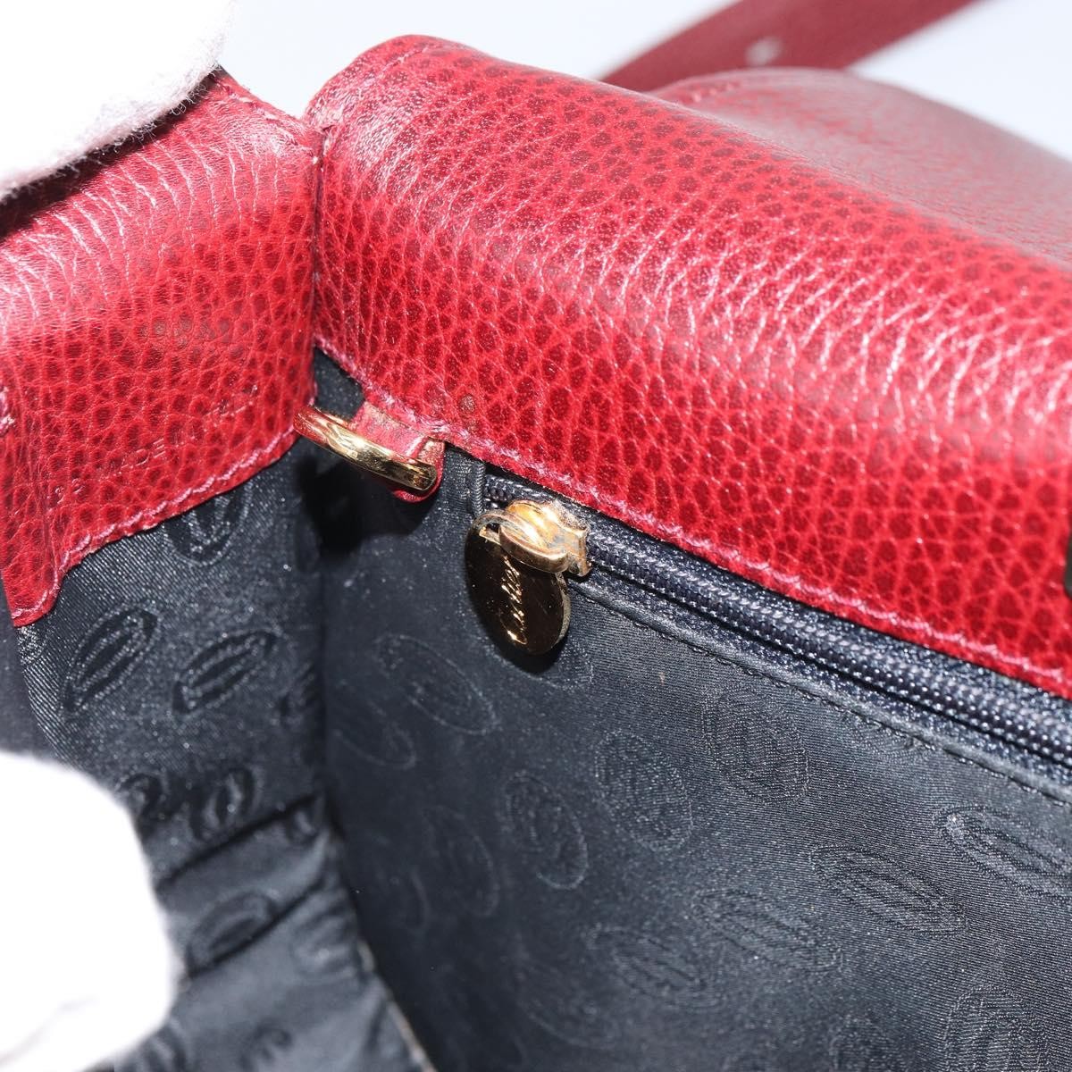 cartier Must de Cartier Shoulder Bag Leather, BURGUNDY, LEATHER, Shoulder bag