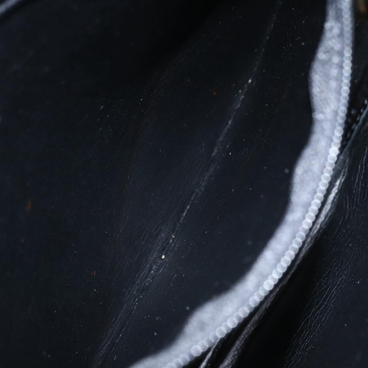 Christian Dior Vintage CD Flap Shoulder Bag Leather, BLACK, LEATHER, Shoulder bag