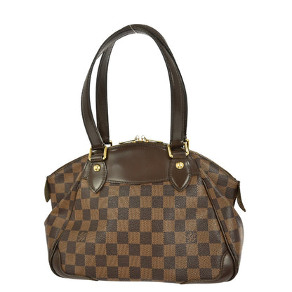Louis Vuitton Verona Handbag Damier, BROWN, CANVAS, Handbag